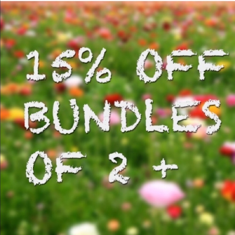 BUNDLE 2 or MORE ITEMS - SAVE 15%!!